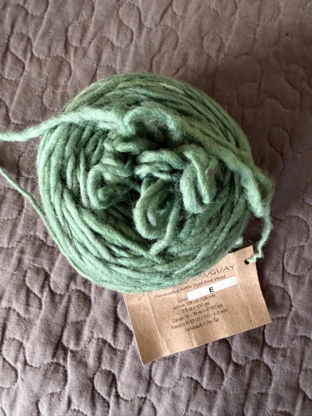 Manos del Uruguay Wool Classica, hand spun, kettle dyed 100% wool yarn.
